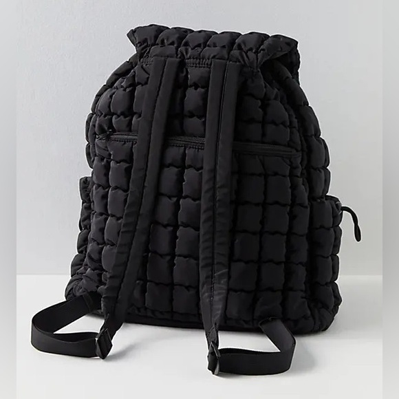 Free People Quilted Hiker Backpack Black - Picture 4 of 6